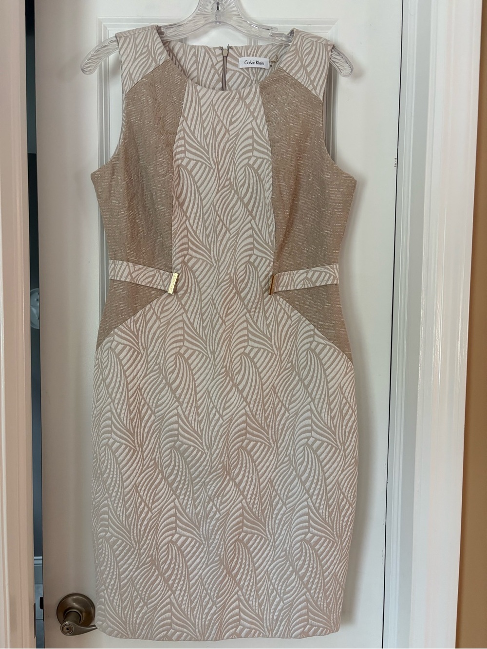 Calvin Klein Textured Sheath Dress Size 10